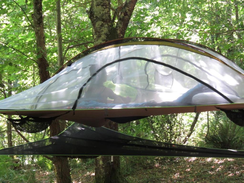 Tente Suspendue Au Coeur De La Foret Sainte-Croix-Volvestre Exteriör bild
